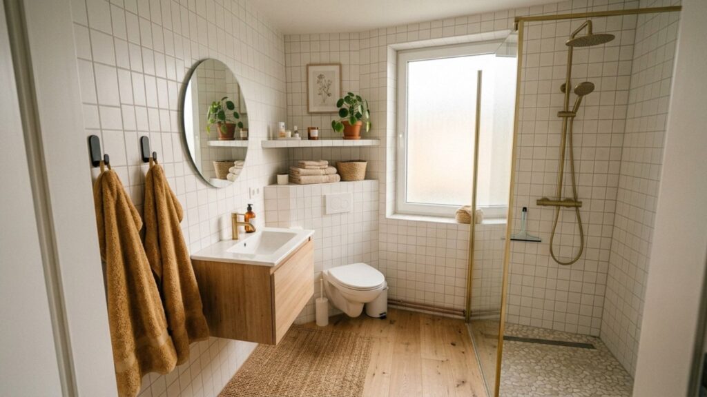 A complete small bathroom decor refresh for under 50 dollars