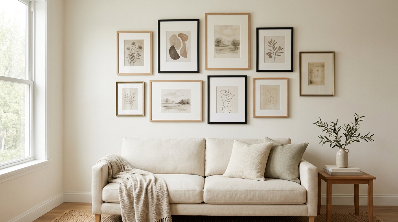Affordable Gallery Wall Frames: How to Make a Gallery Wall Look Expensive for Less